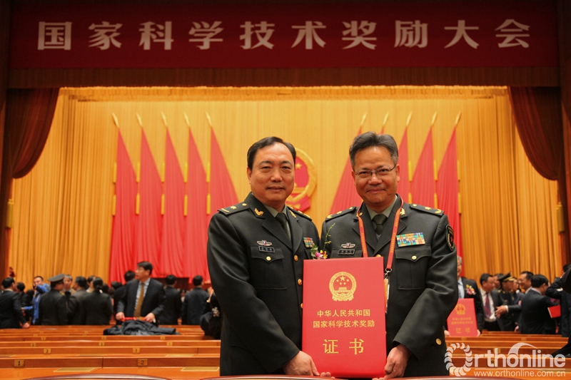 唐佩福教授与姚咏明教授领衔团队喜获2016年度国家科技进步一等奖